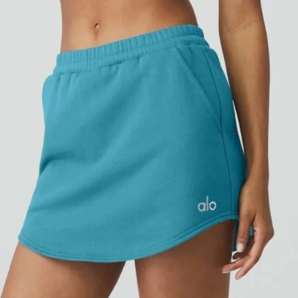 Alo Yoga High Waist Accolade Skort in Blue Splash SIZE XXS